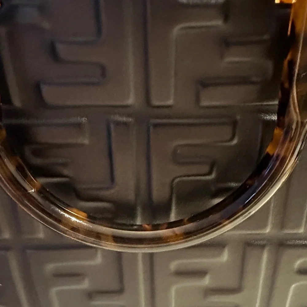 Fendi Black Embossed Bag with Gold Hardware - Picture 7 of 11